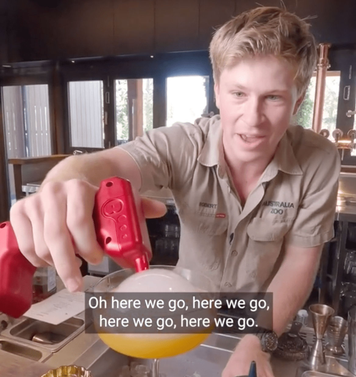 What Is The Viral Cocktail Bubble Gun That Robert Irwin Is Using On That Google Ad? - Flavour Blaster