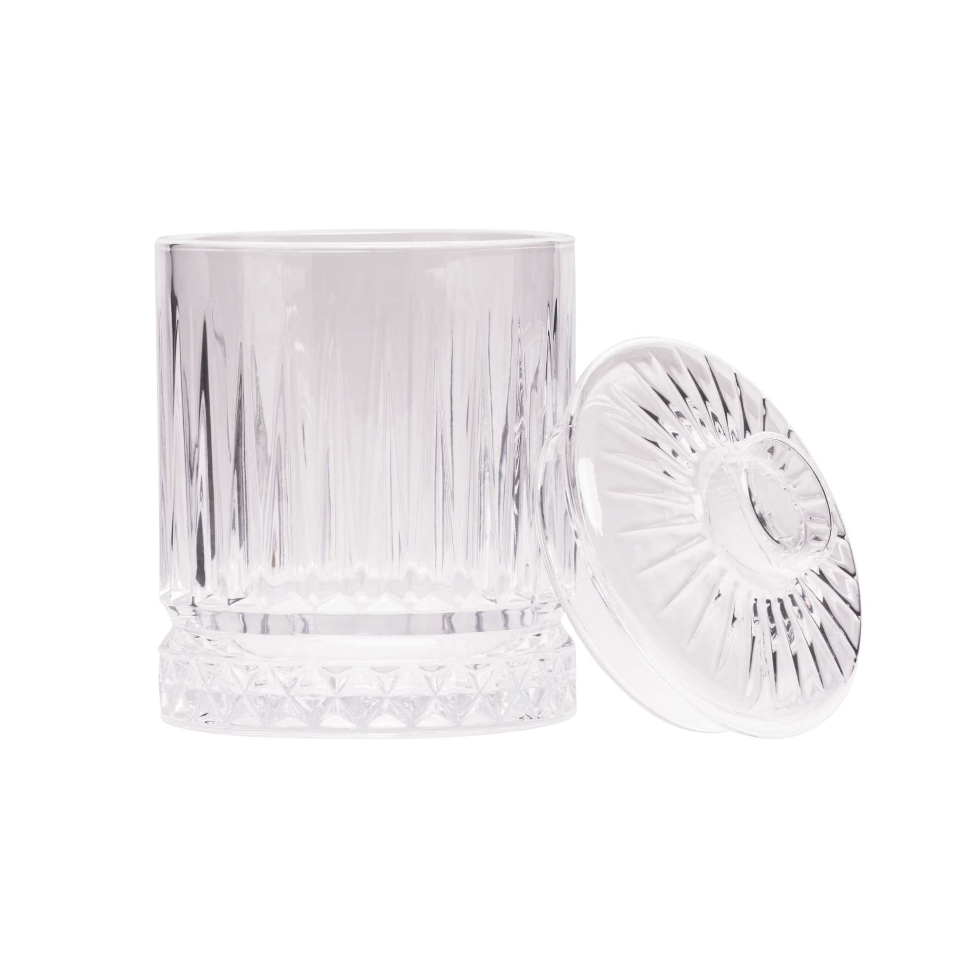 Buy Glassware - Rocks & Lid - Diamond (2 Pack) Online - Flavour Blaster