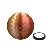 Buy Cloche - LED - Disco Ball (Copper Gold) Online - Flavour Blaster