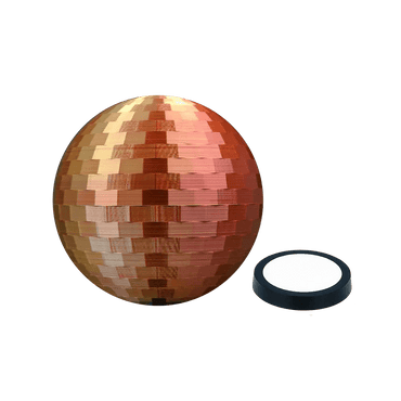 Buy Cloche - LED - Disco Ball (Copper Gold) Online - Flavour Blaster