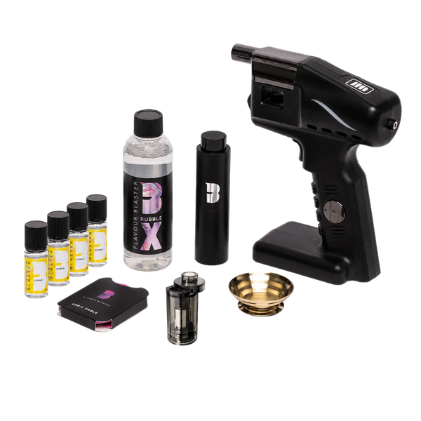 フレーバーブラスター Pro_2_gun_with_aromas_and_bubb