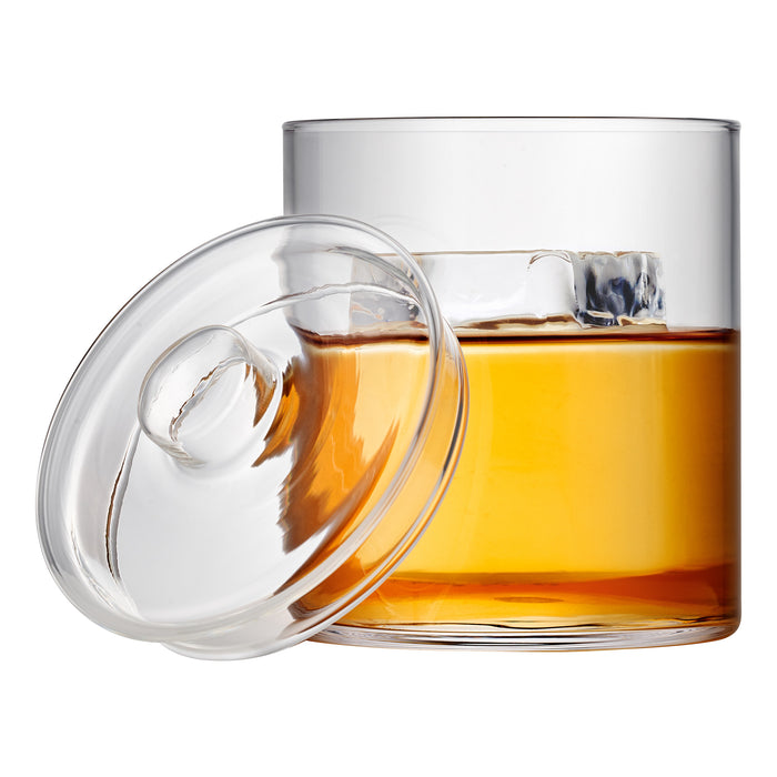 Buy Glassware - Rocks & Lid - Ultra Thin (2 Pack) Online - Flavour Blaster