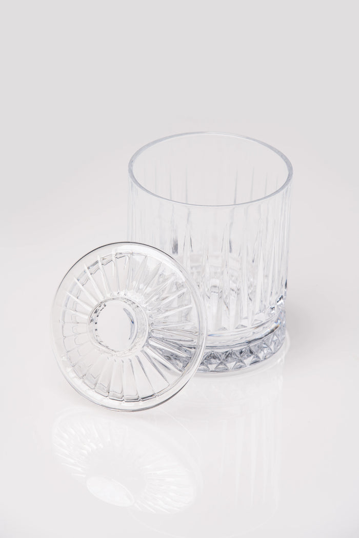 Buy Glassware - Rocks & Lid - Diamond (2 Pack) Online - Flavour Blaster