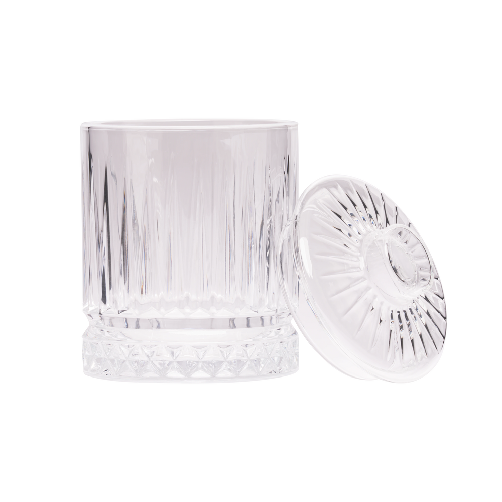 Glassware - Rocks & Lid - Diamond (2 Pack)